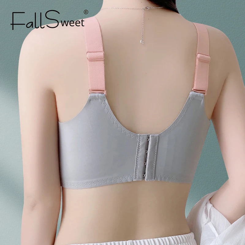 Load image into Gallery viewer, FallSweet Lace Bra Plus Size Sexy Bralette For Women Push Up thin Lace Underwear Wireless Lingerie Seamless Female Brassiere
