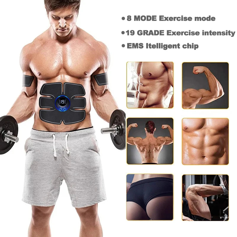 Load image into Gallery viewer, USB Rechargable EMS Muscle Stimulator Electric Massage Therapy
