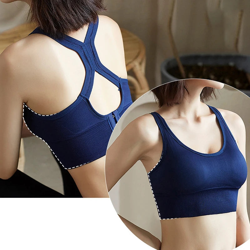 Load image into Gallery viewer, Female Brassiere Wireless Sports Vest Bras For Women Underwear Sexy Seamless Bralette With Pad Bra Push Up Cotton Tops Lingerie
