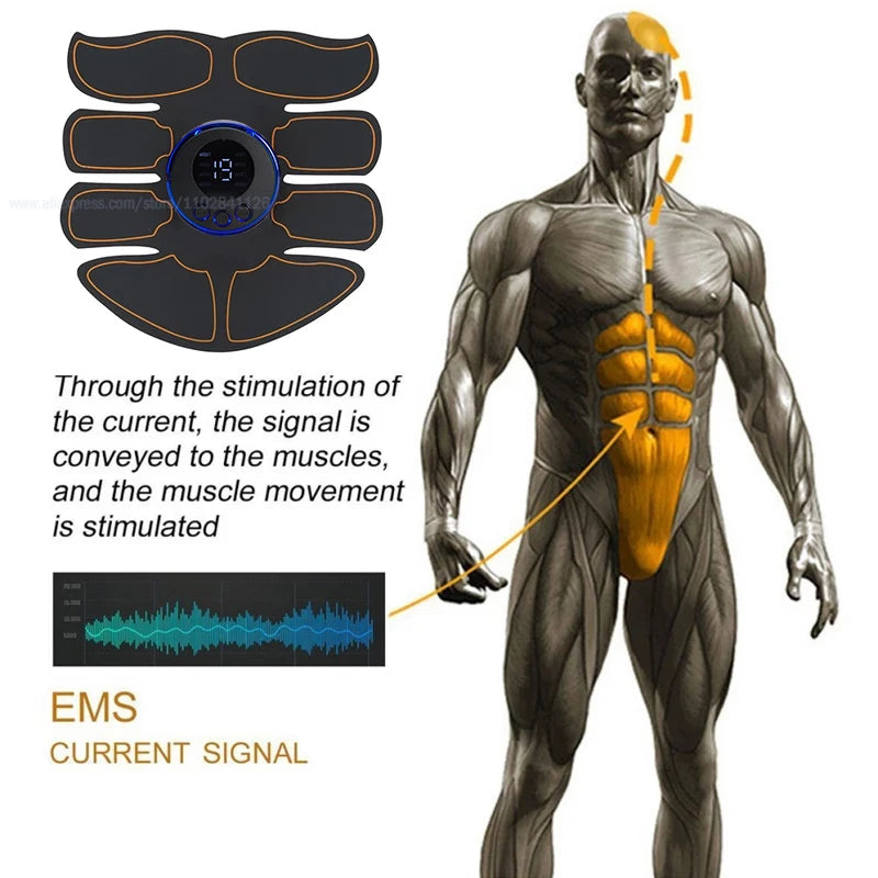 Load image into Gallery viewer, USB Rechargable EMS Muscle Stimulator Electric Massage Therapy
