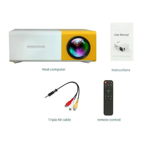 Load image into Gallery viewer, Audio Home LED Projector
