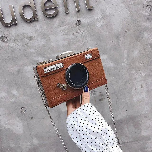 Load image into Gallery viewer, Camera Shape Fashion Shoulder Bag
