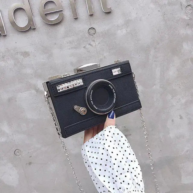 Load image into Gallery viewer, Camera Shape Fashion Shoulder Bag
