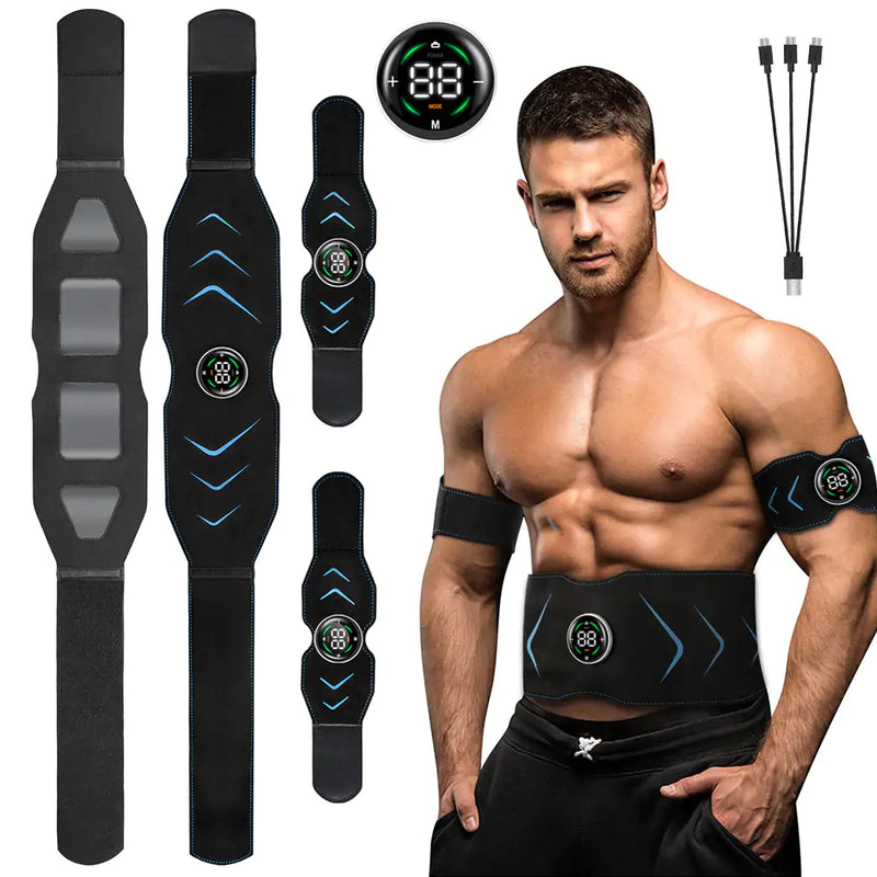 Load image into Gallery viewer, EMS Muscle Stimulator Abdominal Body Slimming Belt
