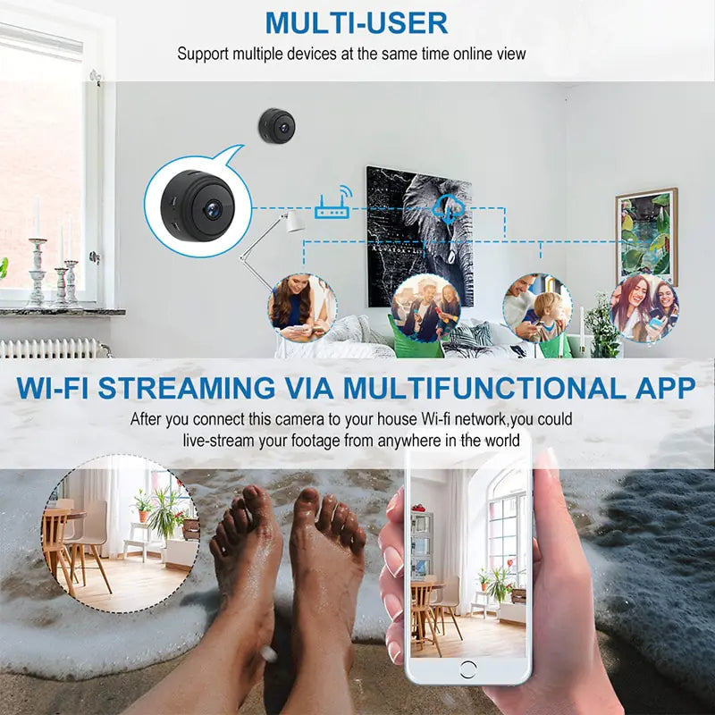 Load image into Gallery viewer, HD1080P Home Security Wireless IP Camera
