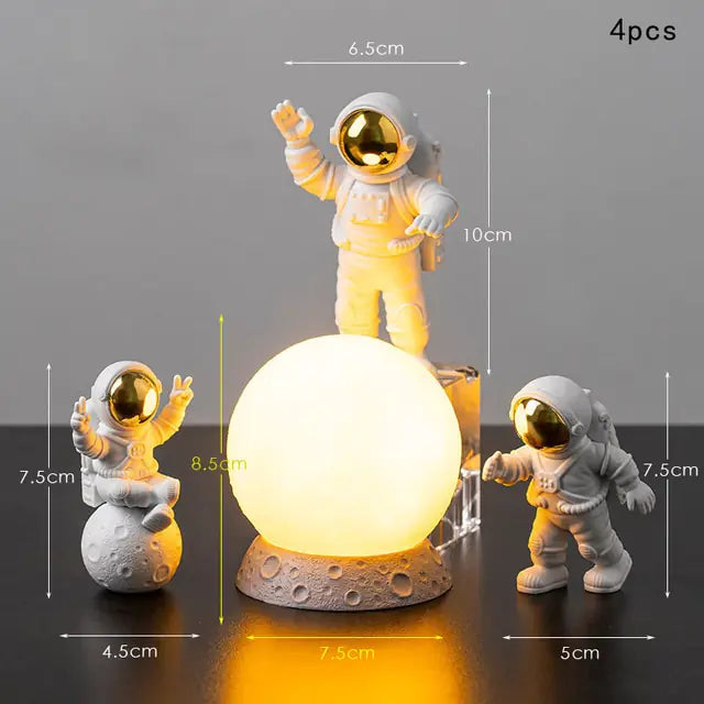 Load image into Gallery viewer, Astronaut and Moon Home Decor Set
