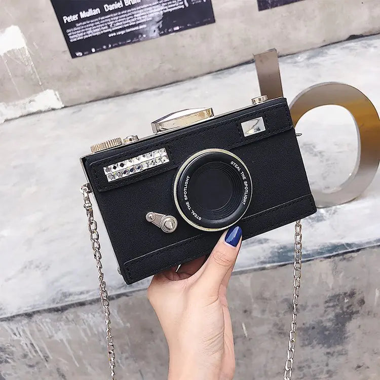 Load image into Gallery viewer, Camera Shape Fashion Shoulder Bag
