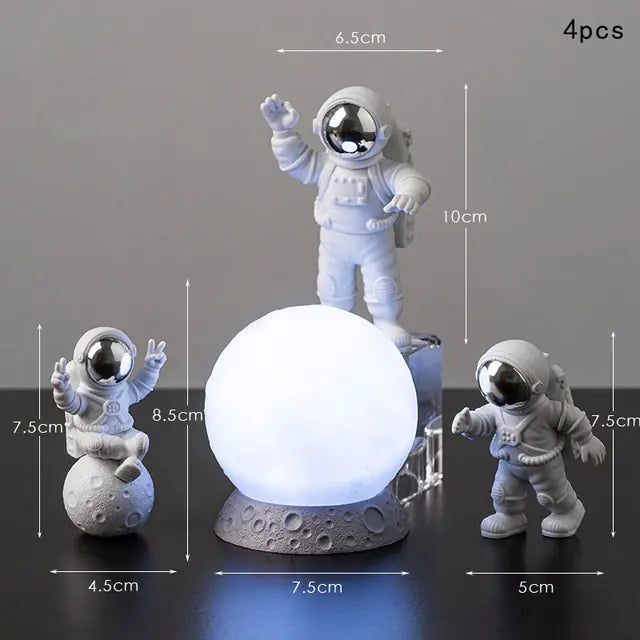 Load image into Gallery viewer, Astronaut and Moon Home Decor Set
